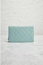 FWRD Renew Chanel Quilted Wallet on Chain Bag in Mint, view 3, click to view large image.