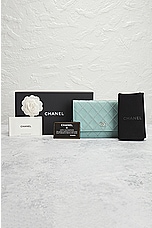 FWRD Renew Chanel Quilted Wallet on Chain Bag in Mint, view 7, click to view large image.