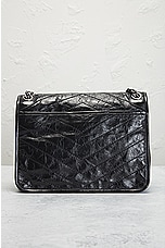 FWRD Renew Saint Laurent Medium Niki Chain Bag in Black, view 3, click to view large image.