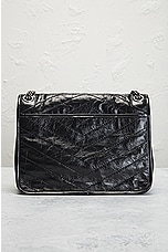FWRD Renew Saint Laurent Medium Niki Chain Bag in Black, view 3, click to view large image.