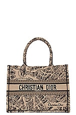 FWRD Renew Dior Book Tote Bag in Beige, view 1, click to view large image.