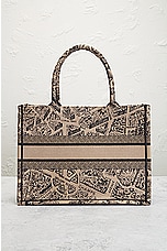 FWRD Renew Dior Book Tote Bag in Beige, view 3, click to view large image.