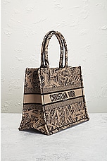FWRD Renew Dior Book Tote Bag in Beige, view 4, click to view large image.