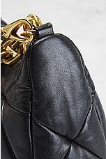 FWRD Renew Prada Quilted Chain Shoulder Bag in Black, view 6, click to view large image.