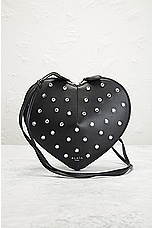 FWRD Renew ALA&iuml;A Le Coeur Bag in Noir, view 2, click to view large image.