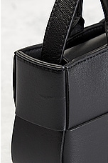 FWRD Renew Bottega Veneta Mini East West Arco Tote Bag in Black & Gold, view 7, click to view large image.