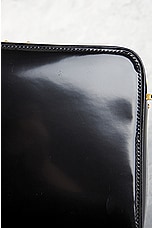 FWRD Renew Saint Laurent New Box Shoulder Bag in Nero, view 7, click to view large image.