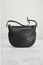 FWRD Renew Gucci Blondie Leather Shoulder Bag in Black, view 3, click to view large image.
