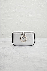 FWRD Renew Fendi Nano Chain Shoulder Bag in Silver, view 3, click to view large image.