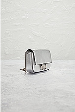 FWRD Renew Fendi Nano Chain Shoulder Bag in Silver, view 4, click to view large image.