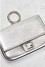 FWRD Renew Fendi Nano Chain Shoulder Bag in Silver, view 5, click to view large image.