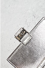 FWRD Renew Fendi Nano Baguette Charm Shoulder Bag in Silver, view 6, click to view large image.