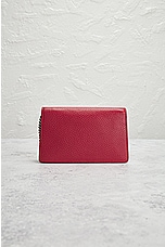 FWRD Renew Gucci Dionysus Leather Shoulder Bag in Red, view 3, click to view large image.