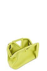 FWRD Renew Bottega Veneta Point Top Handle Bag in Seagrass & Silver, view 5, click to view large image.