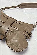 FWRD Renew Blumarine Large Butterfly Bag in Dark Olive, view 6, click to view large image.