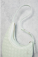 FWRD Renew Bottega Veneta Small Hobo Bag in Glacier & Muse Brass, view 8, click to view large image.