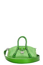 FWRD Renew Givenchy Mini Antigona Stretch Bag in Absynthe Green, view 1, click to view large image.