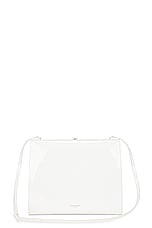 FWRD Renew Saint Laurent Small Le Anne-marie Shoulder Bag in White Powder, view 1, click to view large image.