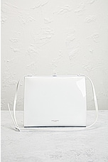 FWRD Renew Saint Laurent Small Le Anne-marie Shoulder Bag in White Powder, view 2, click to view large image.