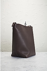 FWRD Renew The Row Large N/S Park Tote Belt Bag in Dark Brown PLD, view 4, click to view large image.