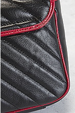 FWRD Renew Gucci GG Marmont Shoulder Bag in Black, view 7, click to view large image.