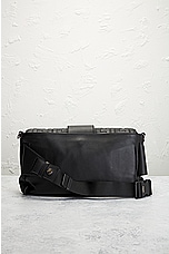 FWRD Renew Fendi Baguette Shoulder Bag in Black, view 3, click to view large image.
