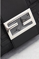 FWRD Renew Fendi Baguette Shoulder Bag in Black, view 5, click to view large image.