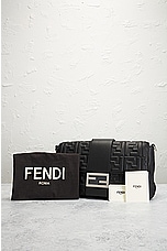 FWRD Renew Fendi Baguette Shoulder Bag in Black, view 8, click to view large image.