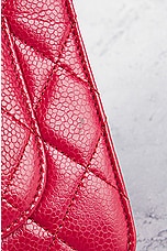 FWRD Renew Chanel Matelasse Caviar Wallet On Chain Bag in Red, view 7, click to view large image.