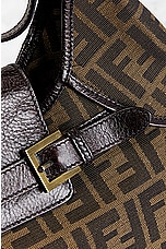 FWRD Renew Fendi Zucca Shoulder Bag in Brown, view 8, click to view large image.