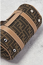 FWRD Renew Fendi Zucca Handbag in Brown, view 7, click to view large image.