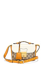 FWRD Renew Gucci GG 2 Way Shoulder Bag in Beige, view 1, click to view large image.