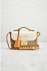 FWRD Renew Gucci GG 2 Way Shoulder Bag in Beige, view 2, click to view large image.