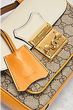 FWRD Renew Gucci GG 2 Way Shoulder Bag in Beige, view 6, click to view large image.