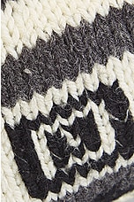FWRD Renew Fendi Wool Shoulder Bag in Black & White, view 7, click to view large image.