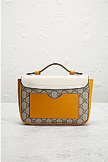 FWRD Renew Gucci Padlock 2 Way Shoulder Bag in White, view 3, click to view large image.