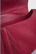 FWRD Renew Dior Leather Saddle Bag in Red, view 7, click to view large image.