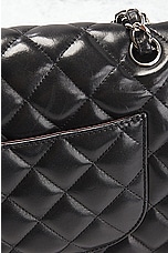 FWRD Renew Chanel Matelasse 30 Lambskin Flap Shoulder Bag in Black, view 8, click to view large image.