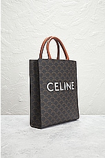 FWRD Renew Celine 2 Way Tote Bag in Brown, view 4, click to view large image.