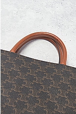 FWRD Renew Celine 2 Way Tote Bag in Brown, view 6, click to view large image.