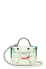 FWRD Renew Hermes Quelle Idole Picto Kelly Doll Handbag in Vert, view 1, click to view large image.