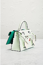 FWRD Renew Hermes Quelle Idole Picto Kelly Doll Handbag in Vert, view 4, click to view large image.