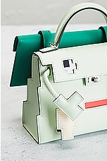 FWRD Renew Hermes Quelle Idole Picto Kelly Doll Handbag in Vert, view 7, click to view large image.