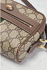 FWRD Renew Gucci GG Supreme Ophidia Shoulder Bag in Beige, view 6, click to view large image.