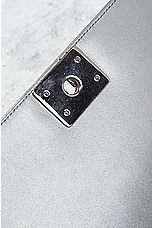 FWRD Renew Chanel Tweed Boy Shoulder Bag in Silver, view 6, click to view large image.