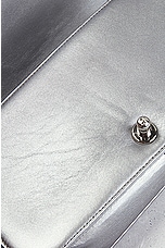 FWRD Renew Chanel Tweed Boy Shoulder Bag in Silver, view 7, click to view large image.