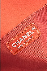 FWRD Renew Chanel Tweed Boy Shoulder Bag in Coral, view 6, click to view large image.