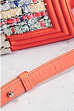 FWRD Renew Chanel Tweed Boy Shoulder Bag in Coral, view 9, click to view large image.