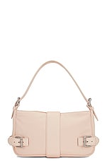 FWRD Renew Bottega Veneta Mini Shoulder Bag in Melon Washed & Silver, view 2, click to view large image.