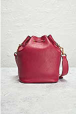 FWRD Renew Fendi Mon Tresor Bucket Bag in Red, view 3, click to view large image.